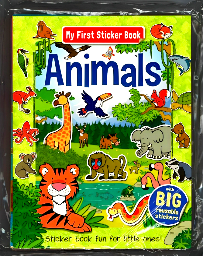 Little Stickers Animals Book, Books