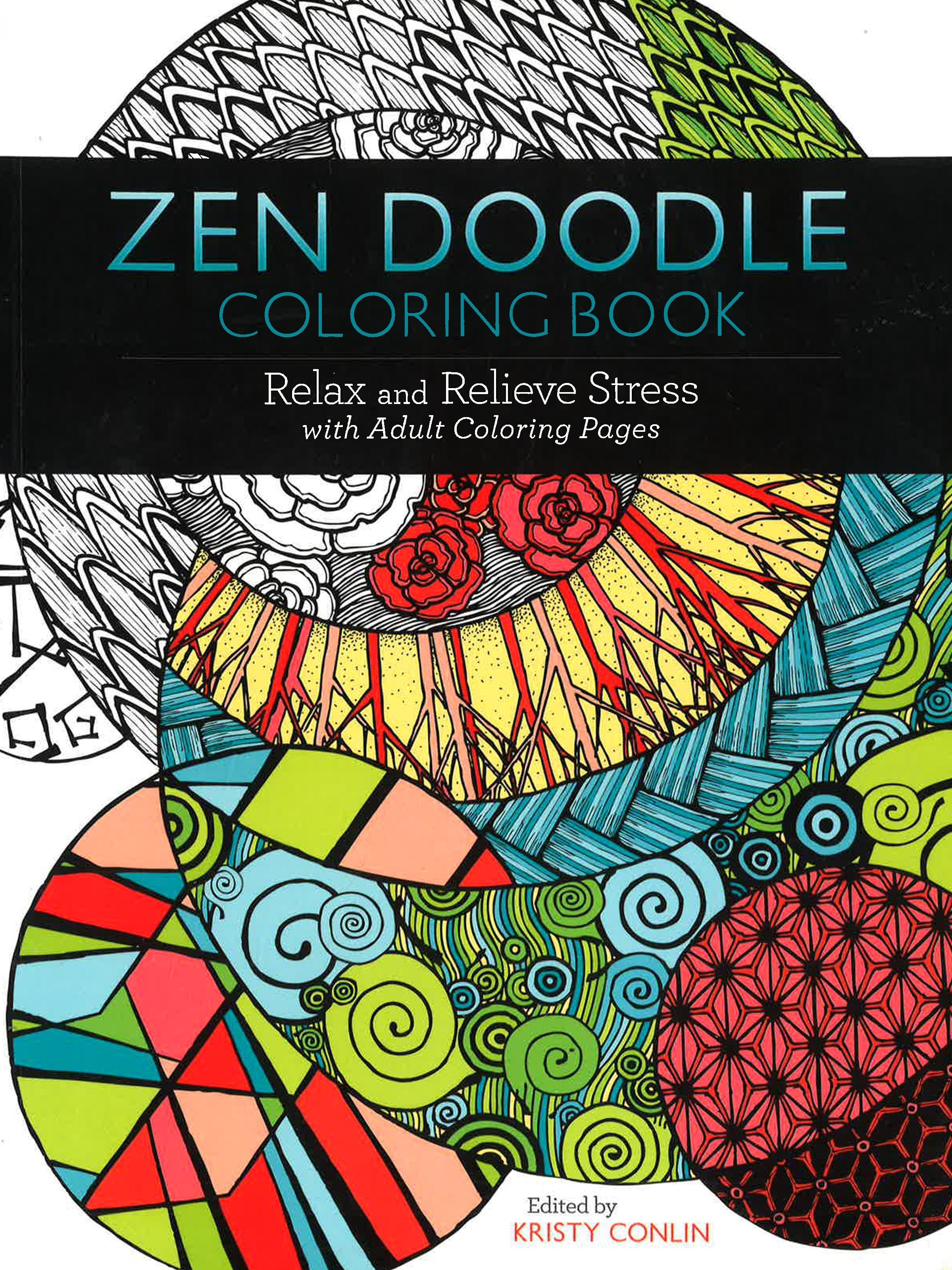 Tracing Book for Adults: Oodles of Doodles: Stress relief and relaxation:  Mindful tracing and colouring book for adults full of doodles, robots, and