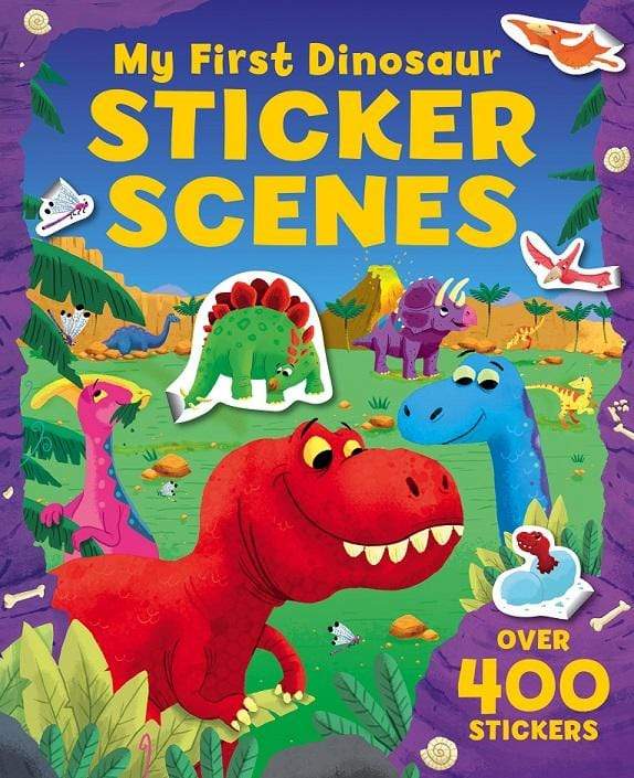  Dinosaur Sticker Scene