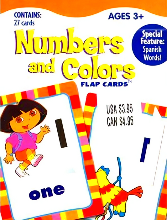 Dora The Explorer Numbers And Colors Flap Cards (Numbers And Colors: Flap Cards (Dora The Explorer))