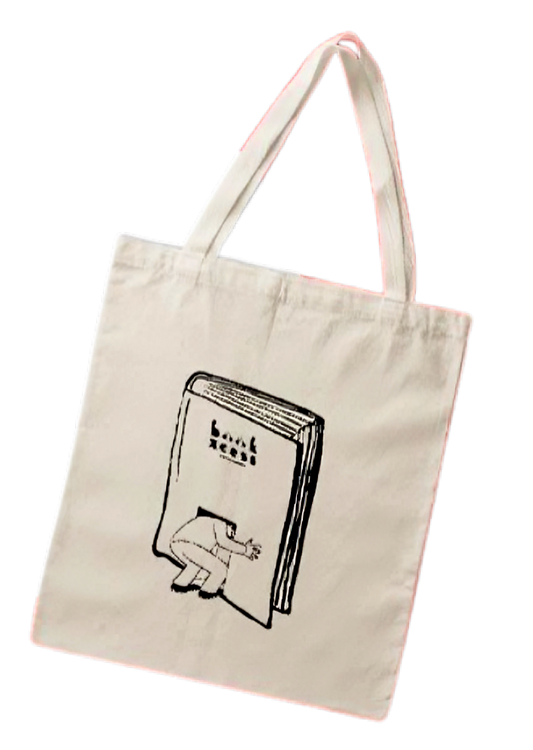 Head In The Book Tote Bag