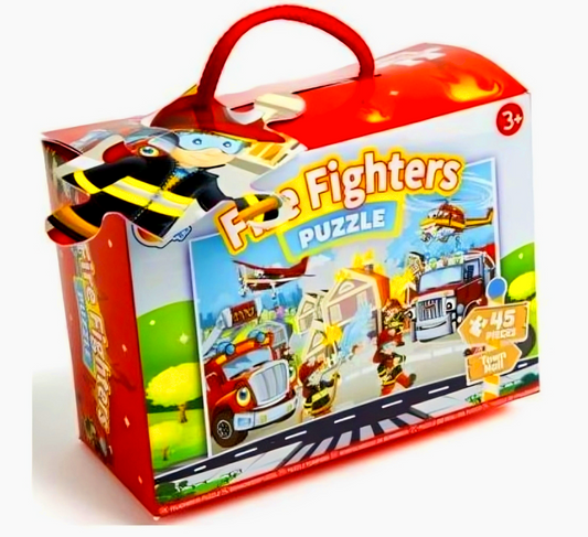 45 Piece Puzzle Fire Fighters