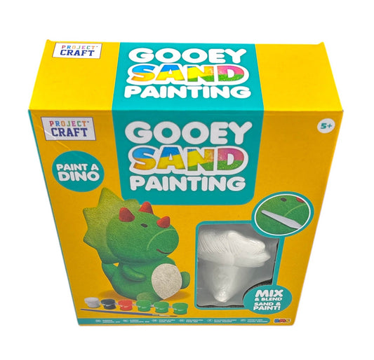 Gooey Sand Painting: Paint A Dino