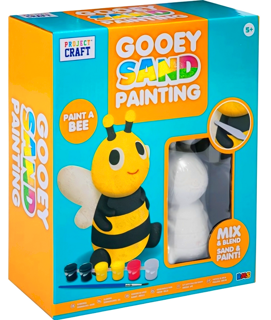 Gooey Sand Painting: Paint A Bee