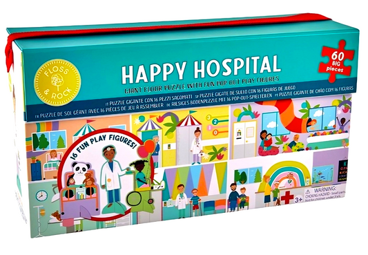 Floss & Rock: Happy Hospital Giant Floor Puzzle 60 Big Pieces