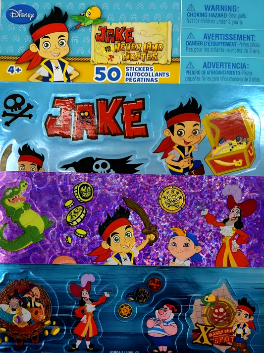 Disney Jake And Never Land Pirates, 50 Stic