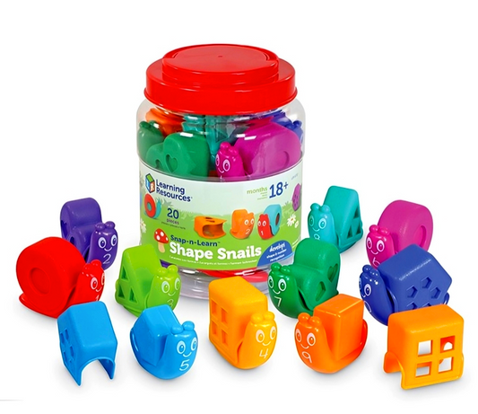 Learning Resources: Snap-N-Learn Shape Snails