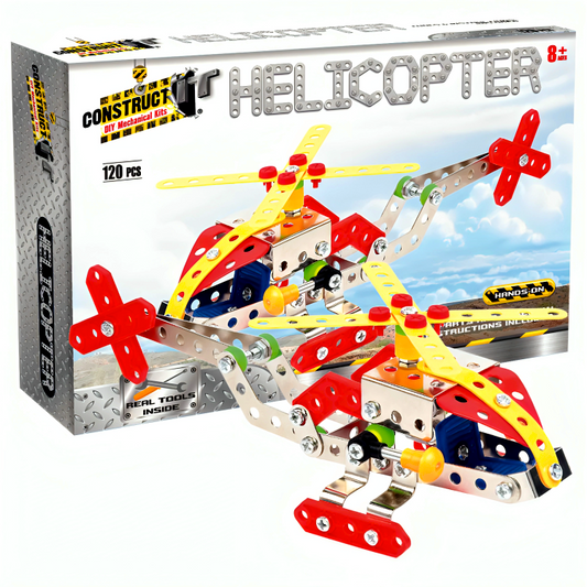 BMS Construct It Kit - Helicopter (120 Pcs)