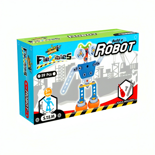 BMS Construct It Kit Flexible - Robot (59 Pcs)