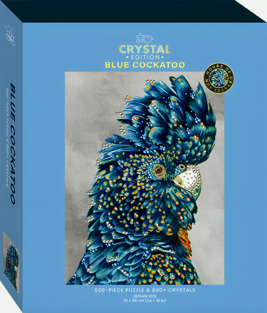 Elevate Crystal Edition Jigsaw: Blue Cockatoo