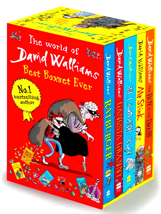 The World of David Walliams: Best Boxset Ever (5 Book Slipcase)