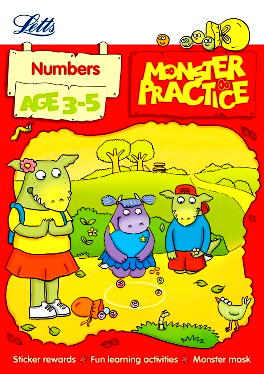 Letts Monster Practice - Numbers Age 3-5