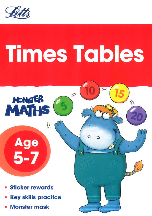 Letts Monster Practice - Times Tables Age 5-7