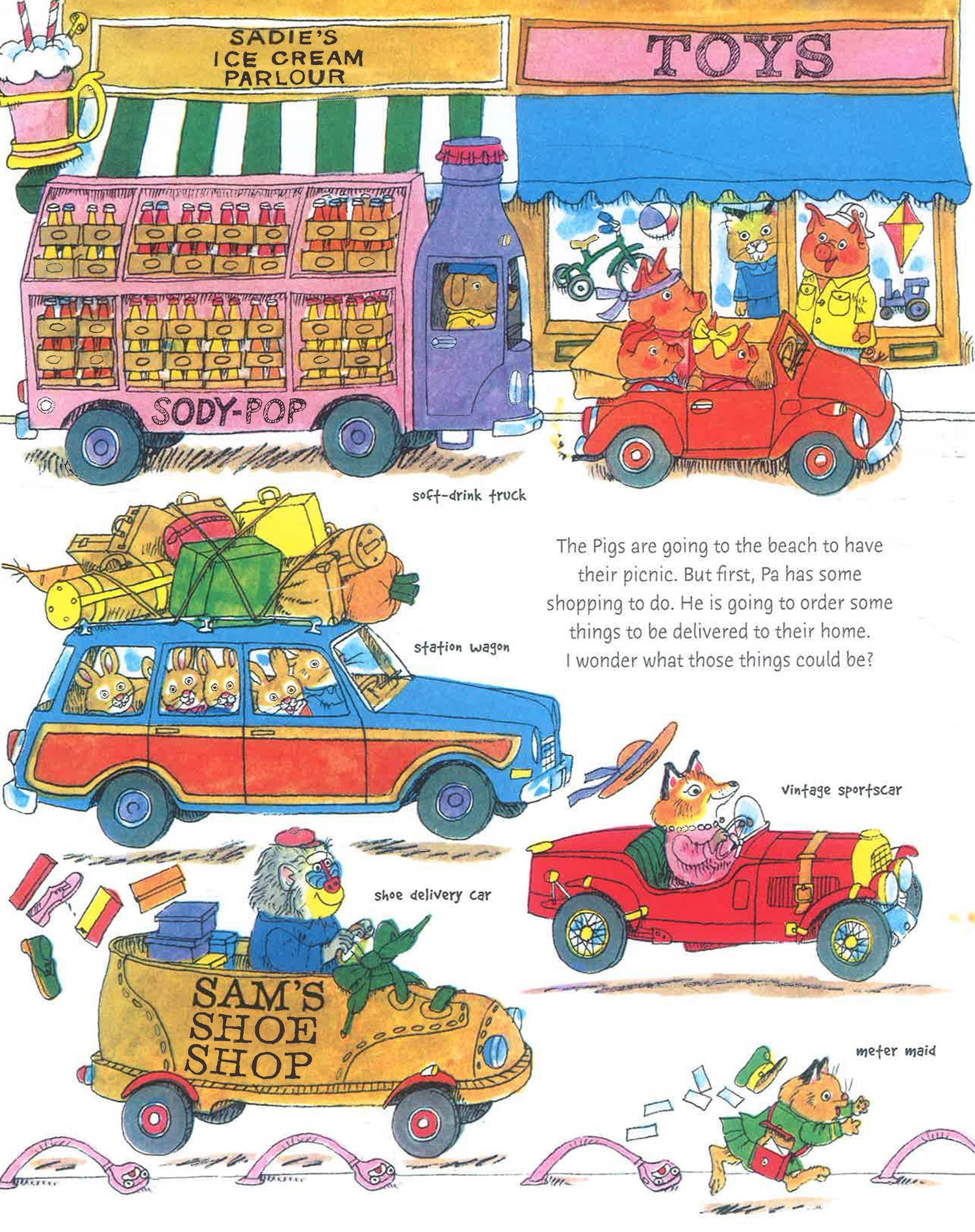 Richard Scarry: Cars and Trucks and Things That Go – BookXcess