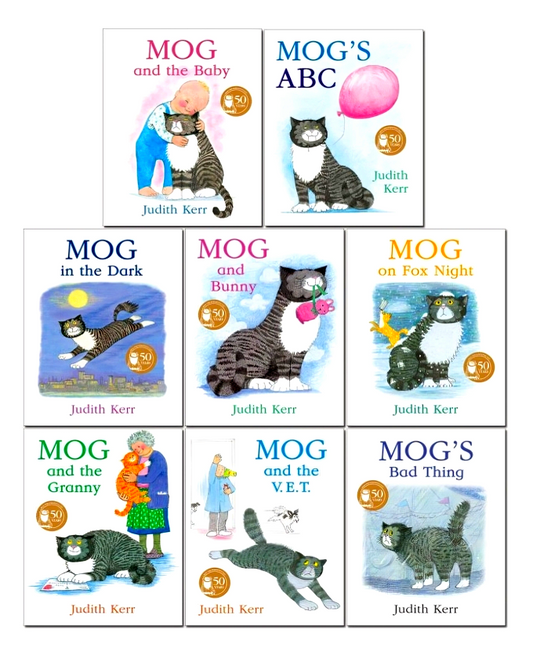 Mog By Judith Kerr (8 Books)