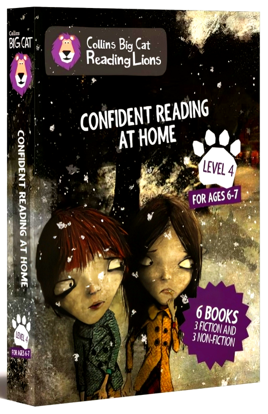 Collins Big Cat Reading Lions: Confident Reading At Home - Level 4 ( Ages 6-7 )