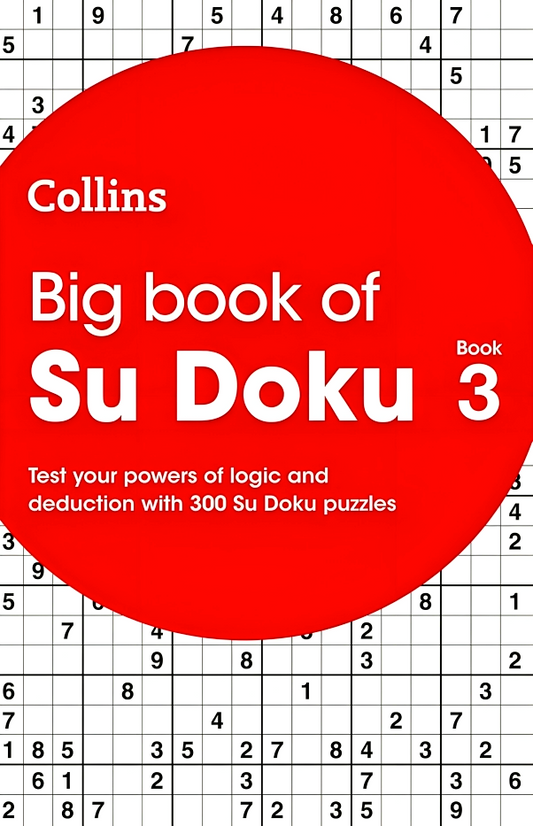 Collins Big Book Of Sudoku Book 3