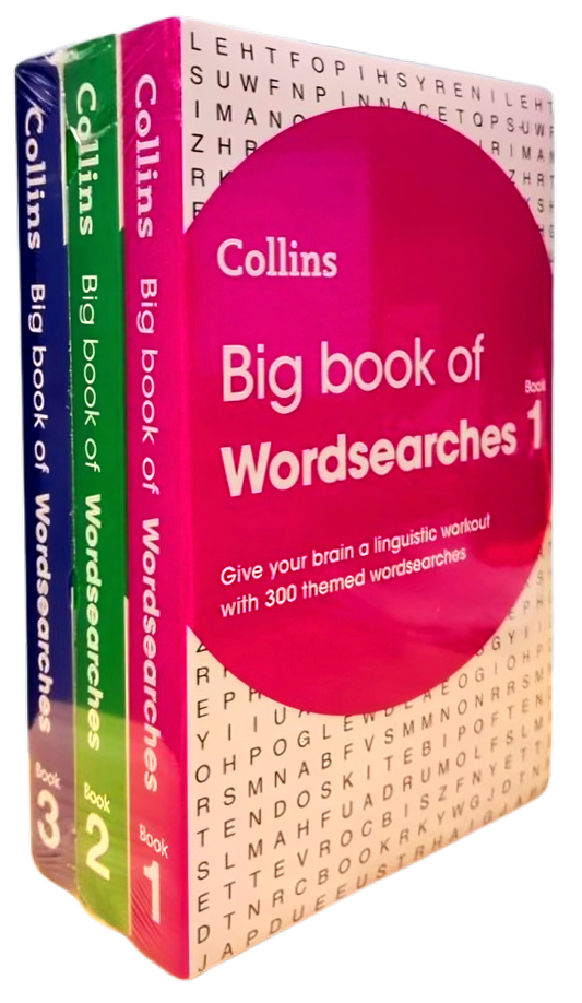 Big Book Of Wordsearches 1, 2 & 3 Pack