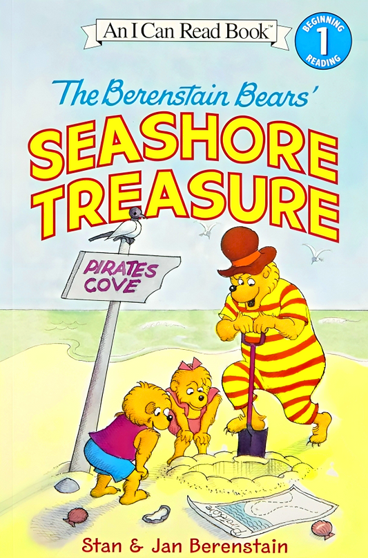 [Donation Campaign] I Can Read! Beginning: The Berenstain Bears' Seashore Treasure