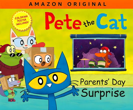 Parents' Day Surprise (Pete The Cat): A Father's Day Gift Book From Kids