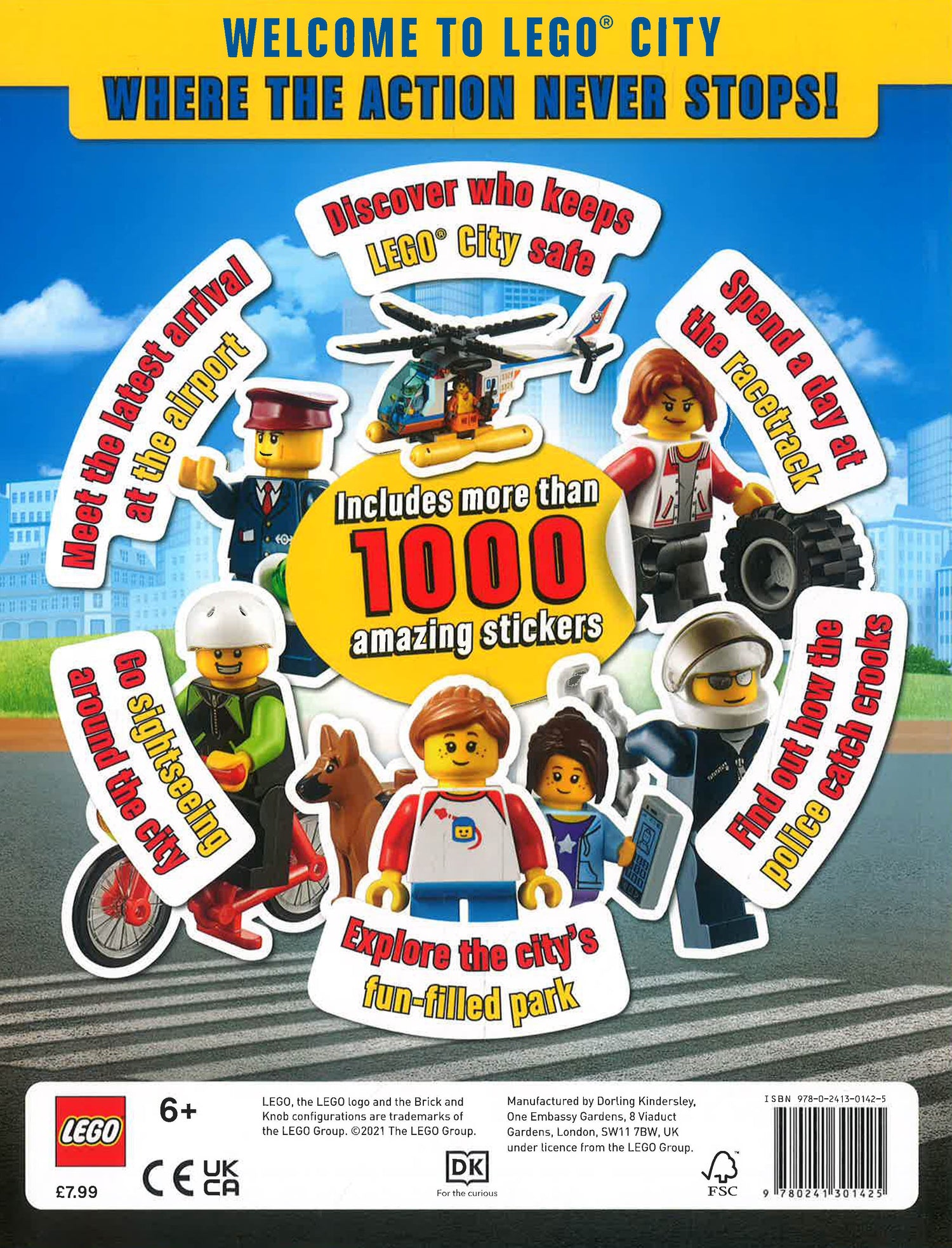 Lego city sticker online book