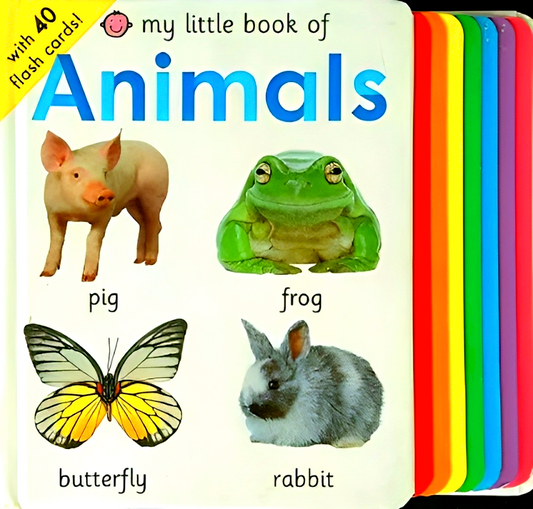 My Little Book Of Animals With 40 Flash Cards!