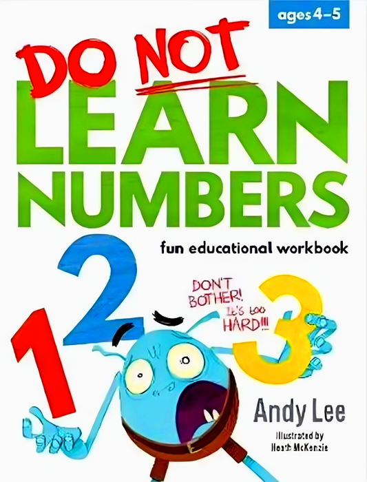 Do Not Learn Number 123 Workbook