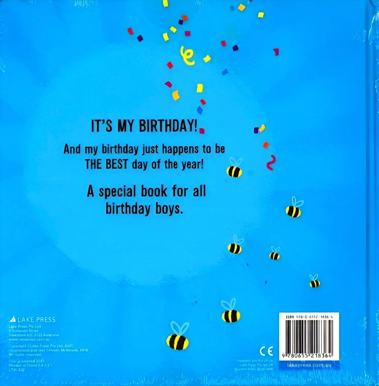 Personalised Birthday Book - The Birthday Boy – BookXcess