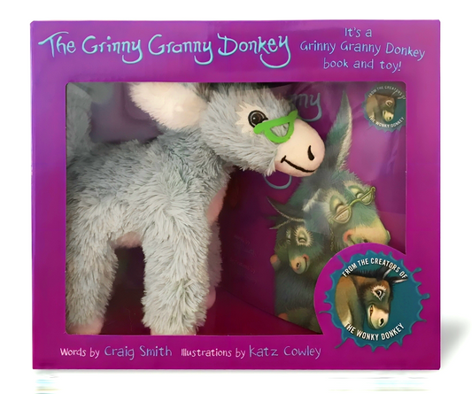 The Grinny Granny Donkey Book And Plush Toy