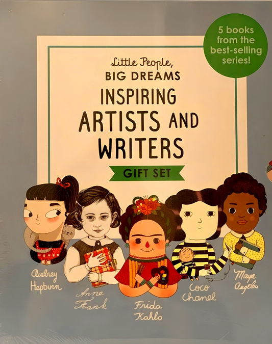 Little People, Big Dreams: Inspiring Artist & Writers Gift Set (5 Books)