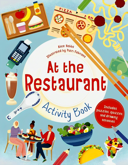 At The Restaurant Activity Book