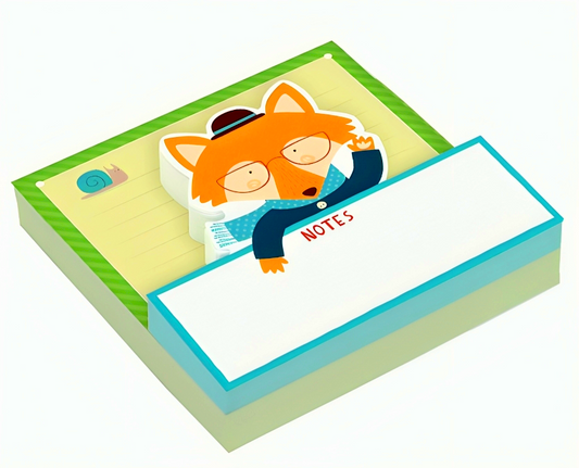 Mr Fox Shaped Memo Pads