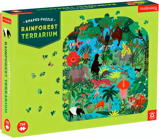 Rainforest Terrarium 750 Piece Shaped Puzzle