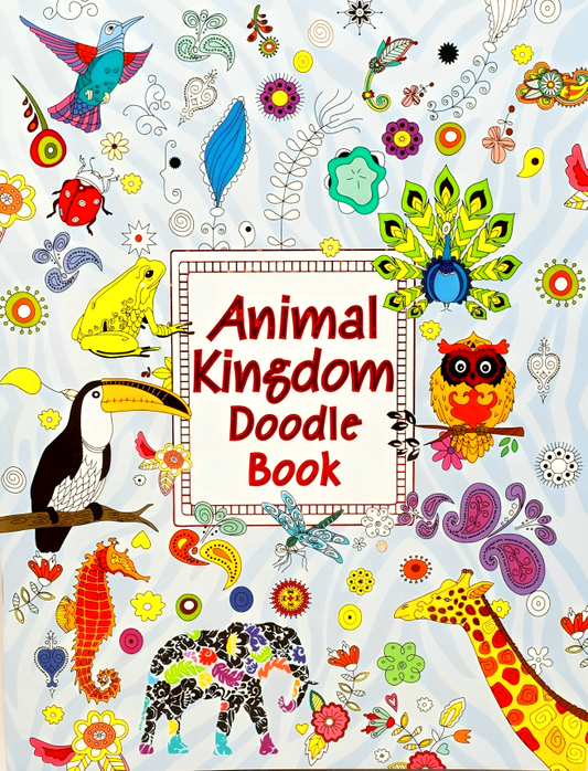 Doodle Book - Animal Kingdom: Doodle & Colouring Book