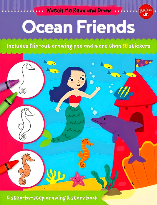 Watch Me Read & Draw: Ocean Friends