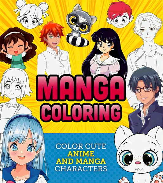 Manga Coloring Book