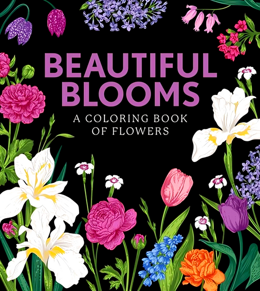 Quarto: Beautiful Blooms Colouring Book