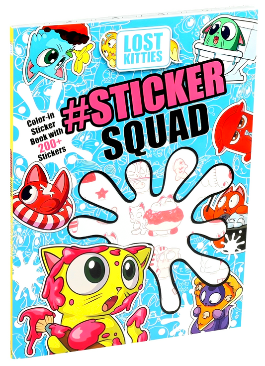 Hasbro Lost Kitties: #Sticker Squad Color-In Sticker Book