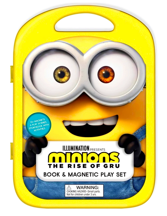 Minions: The Rise Of Gru: Book & Magnetic Play Set