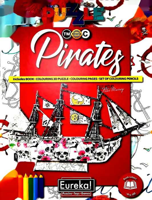 Eureka 3D Puzzle Book Pirates