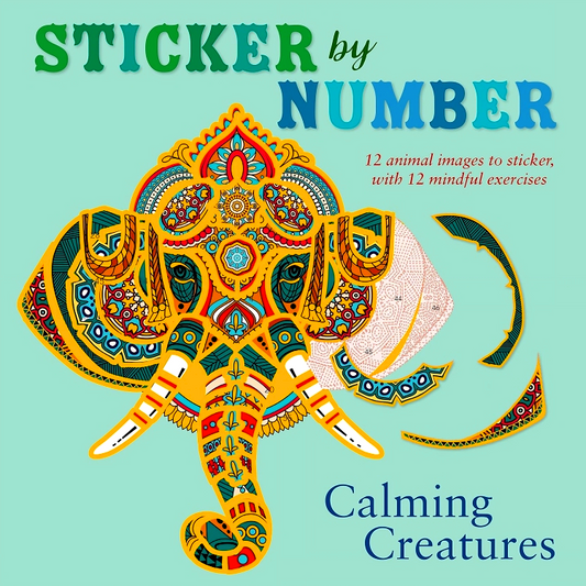 Sticker By Number: Calming Creatures