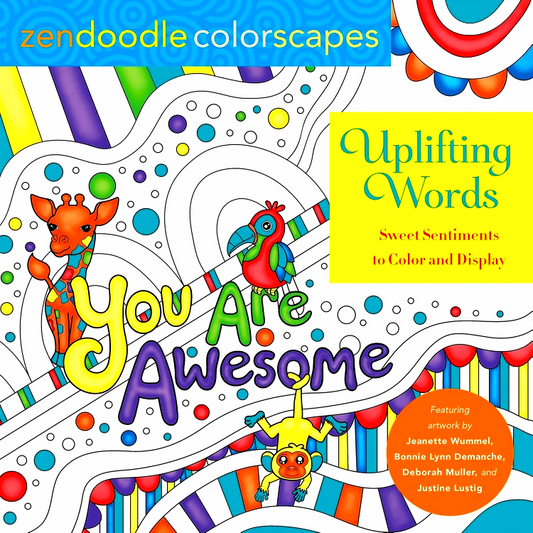 Zendoodle Colorscapes: Uplifting Words