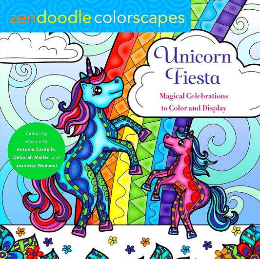 Zendoodle Colorscapes: Unicorn Fiesta