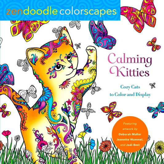 Zendoodle Colorscapes: Calming Kitties