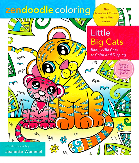 Zendoodle Coloring: Little Big Cats