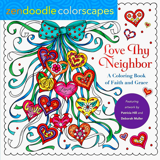 Zendoodle Colorscapes: Love Thy Neighbor