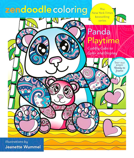 Zendoodle Coloring: Panda Playtime