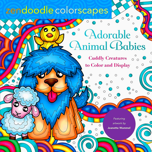 Zendoodle Colorscapes: Adorable Animal Babies