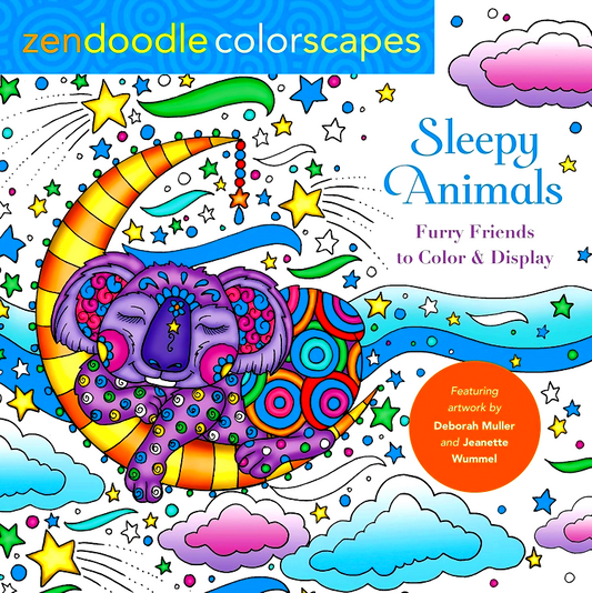 Zendoodle Colorscapes: Sleepy Animals