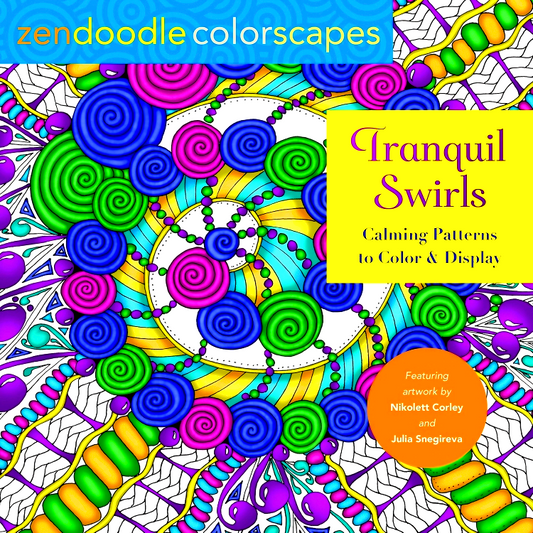 Zendoodle Colorscapes: Tranquil Swirls